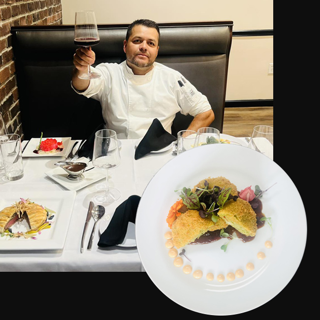 Chef Mario at Bistro 303 Prime Cuisine Best Restaurant in Weirton, WV