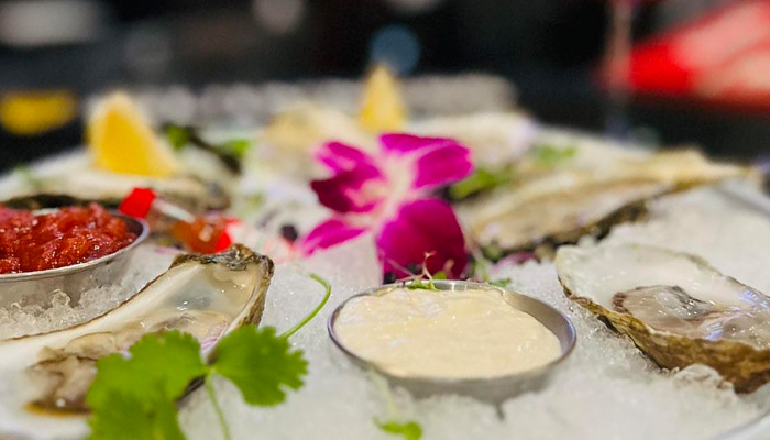 Happy hour at Bistro 303 includes food and drinks, oysters and more